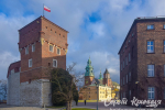 Entrance to Wawel castle in Krakow, Poland