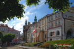 Old city square in Przemysl, Poland