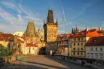 Old City of Prague view early in the morning