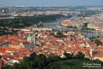 Aerial view over Old Town in Prague, Czech Republic