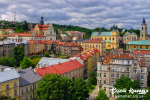Scenic view of Przemysl town center